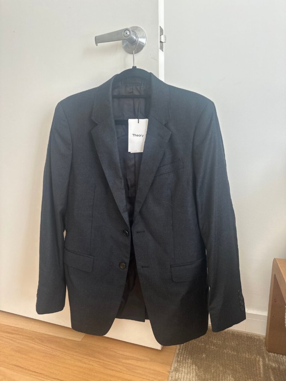 Theory Chambers Blazer 36R Pestle Melange Suiting Flannel - New With Tags